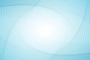 Blue Abstract Geometric Lines Background with Light Center vector