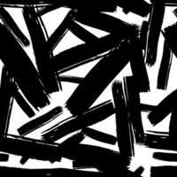 Seamless pattern with dark hand drawn scribble smear on white background. Abstract grunge texture. vector