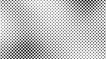 Grunge halftone background with dots. Black and white pop art pattern in comic style. Monochrome dot texture. vector