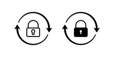 Set of Lock icons. for mobile concept and web design. illustration on white background vector