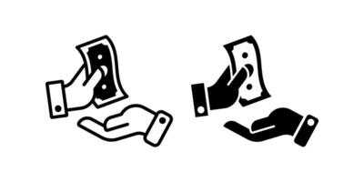 Payment icon set. for mobile concept and web design on white background. illustration vector