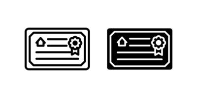 Certificate icon set. for mobile concept and web design on white background vector