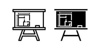 Architect development and interior design icon set.for mobile concept and web design on white background vector