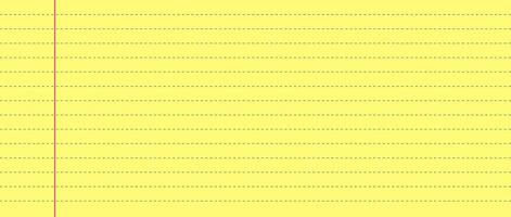 Yellow lined legal pad paper. A notepad sheet with horizontal blue lines and red margin, ideal for digital scrapbooking, collage, and background use. vector