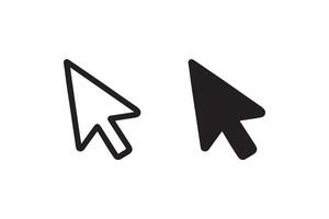 Mouse cursor icon set for digital interface vector