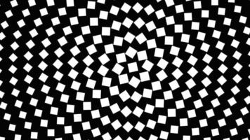 Abstract round geometrical square pattern background design - seamless looping animation video