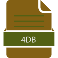 4db File Icon Deep And Minimal png