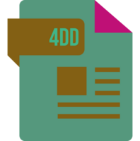 4DD ip icon sharp corners lines and rectangle with symbol png