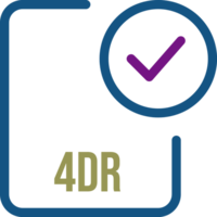4dr File Icon With Checked Mark png