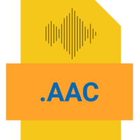 Aac File Icon Fill Crisp Corners With Doted Lines png