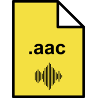 Aac File Icon Outline Fill Rounded Corners png