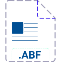 Abf File Icon Minsk Dashed Rounded Outline png