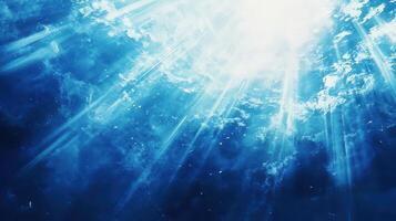 Sunbeams and Shallows An Abstract Oceanic Impression photo