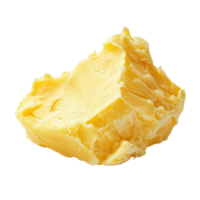 Freshly cut butter displayed on a white background suitable for cooking and baking needs png