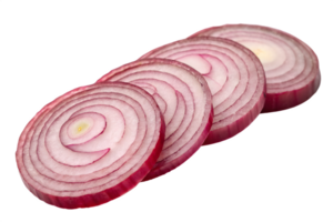 Overlapping Slices of Red Onion Photo png
