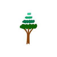 Tree forest nature design vector