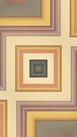 Elegant abstract background with a geometric pattern of gently moving layered cutout square shapes. Full HD and looping bright stylish vertical animation. video