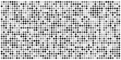 Diamond primitive pattern. Cyber matrix pixel cube surface. Optical rhombus dot gradient disperse. Digital geo halftone vintage lattice grid. Black patern change fade, screen tone degrade. Paper glyph vector