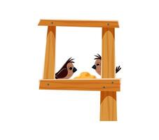 Autumn font typeset bird feeder digit 4 four vector