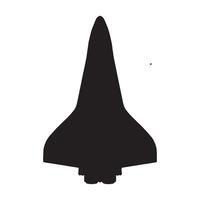 A black and white silhouette of a fighter jet vector