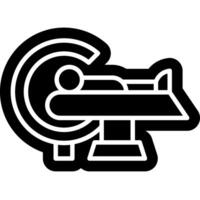 CT Scan analysis symbol vector