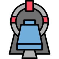 illustration of CT Scan Technology vector