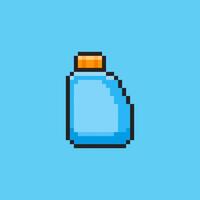 Pixel art Detergent Bottle game asset design vector