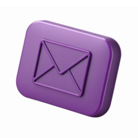 Purple Email with Dynamic Design for Communication and Messaging Applications png