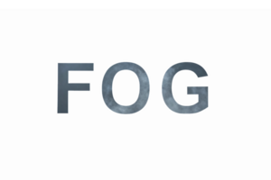 Fog Text Effect for Branding Design Transparent Background png