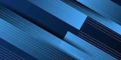 Abstract overlapping square 3D background with colorful blue gradient color design. Simple trendy shape pattern with lines. Eps10 vector