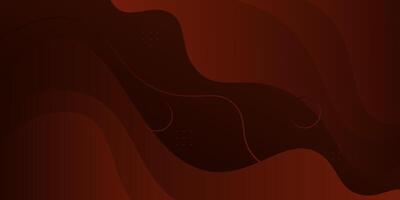 Abstract dark orange gradient 3D background. Simple wave shadow with elegant line design. Eps10 vector