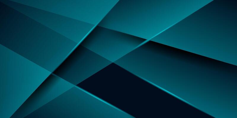 Abstract futuristic 3D background with green color background. Overlapping light and shadow pattern. Eps10