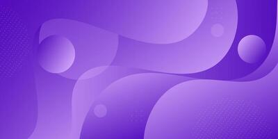 Abstract minimal wave background with dynamic bright purple color design. Simple geometric shape pattern. vector