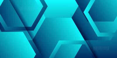 Colorful hexagonal abstract background with blue combination color pattern. Eps10 vector