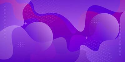 Abstract 3D colored purple background with overlapping wave design with shadow effect decoration. eps10 vector