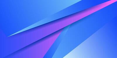 Abstract bright blue overlapping triangle background. Paper cut triangle pattern design. Cool banner concept. eps10 vector