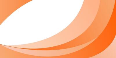 Abstract orange geometric 3D background. Simple curved pattern. Elegant design background. Eps10 vector