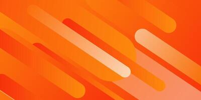 Abstract orange background with diagonal lines. Dynamic shapes composition. eps10 vector