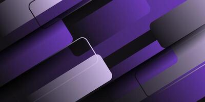 Purple and gray overlapping square background. Simple and trendy shape pattern with shadow and lines. eps10 vector