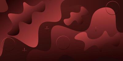 Abstract dark fluid gradient background. Colorful pattern, trendy design. Eps10 vector