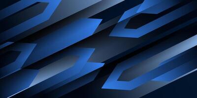 Abstract blue overlapping paper cut background. Simple arrow square theme pattern with shadow. eps10 vector