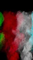 Super Slow Motion of Color Powder Explosion Vertical 47 video