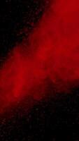 Super Slow Motion of Color Powder Explosion Vertical 35 video