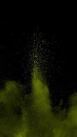 Super Slow Motion of Color Powder Explosion Vertical 24 video
