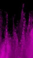 Super Slow Motion of Color Powder Explosion Vertical 27 video
