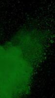 Super Slow Motion of Color Powder Explosion Vertical 12 video