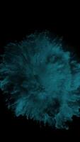 Super Slow Motion of Color Powder Explosion Vertical 04 video