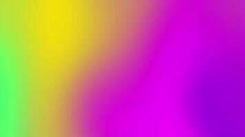 Blurred gradient background with yellow green and purple gradient animation Ideal for presentations websites social media graphics and advertising designs video