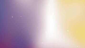 Purple and yellow gradient background with scattered blurry white lights Perfect for vibrant and modern design projects or festive holidaythemed graphics video