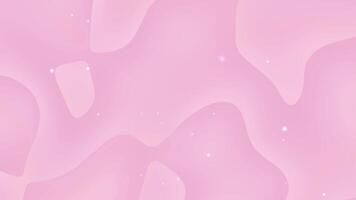 soft pink background with wavy lines liquid and small white dots Suitable for feminine design projects social media graphics and digital art video